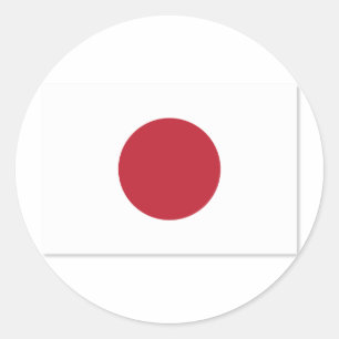 Flagge_of_Japan Runder Aufkleber