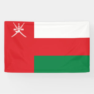 Flagge Omans Banner