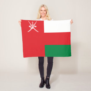 Flagge Omans Fleecedecke