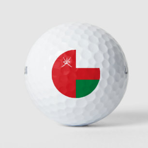 Flagge Omans Golfball