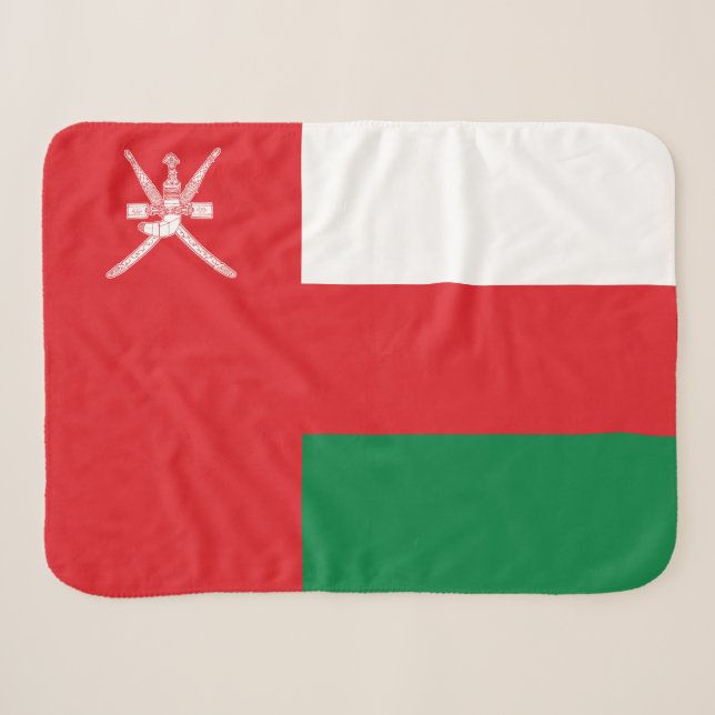 Flagge Omans Sherpadecke (Vorderseite (Horizontal))