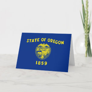 Flagge Oregons, Oregonianische Flagge Karte