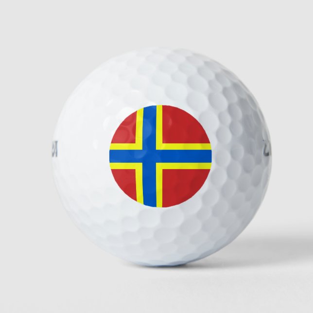 Flagge Orkneys Golfball (Vorderseite)