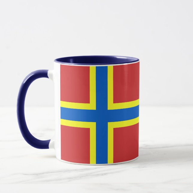Flagge Orkneys Tasse (Links)