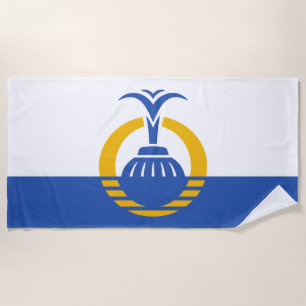 Flagge Orlandos (Stadt Florida, USA) Strandtuch