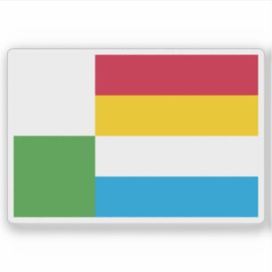 Flagge Oss, Niederlande Aufkleber