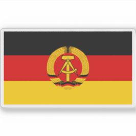 Flagge Ostdeutschlands - DDR (1959-1990) Aufkleber