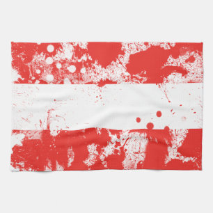 Flagge Österreichs Handtuch