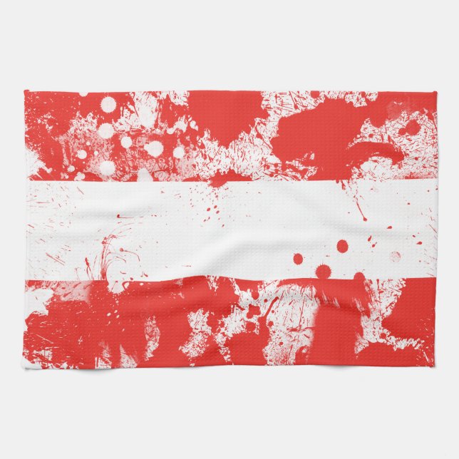 Flagge Österreichs Handtuch (Horizontal)