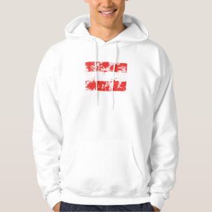Flagge Österreichs Hoodie