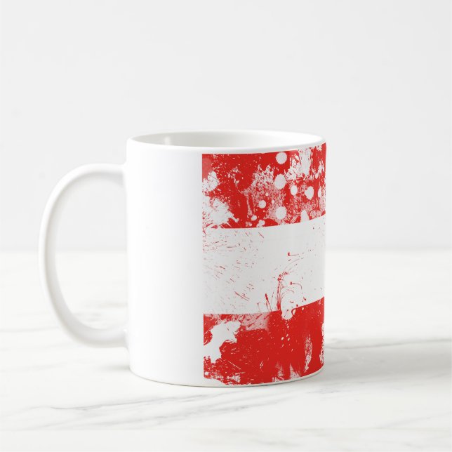Flagge Österreichs Kaffeetasse (Links)