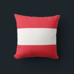 Flagge Österreichs Kissen<br><div class="desc">Flagge Österreichs</div>