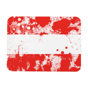 Flagge Österreichs Magnet