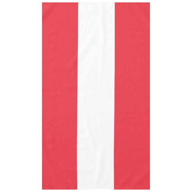 Flagge Österreichs Tischdecke (Vorderseite)