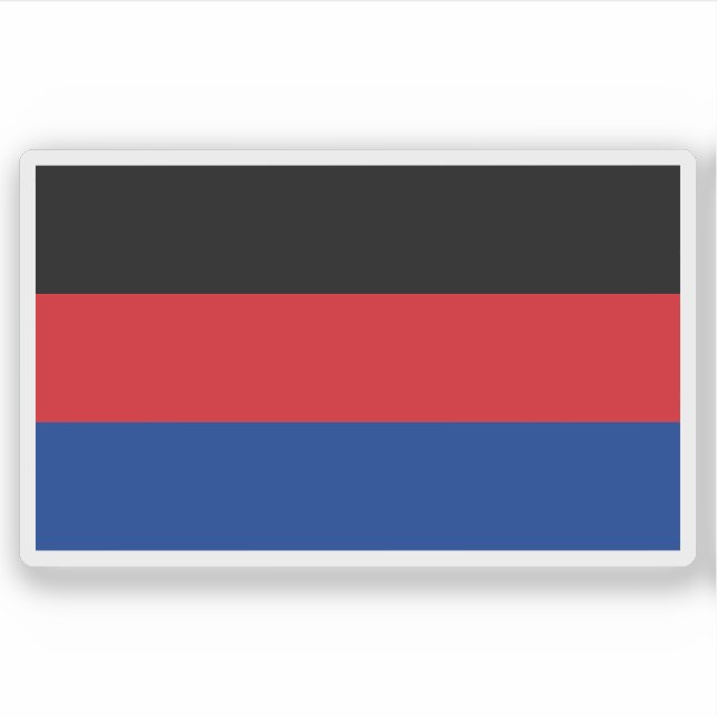 Flagge Ostfriesiens, Niederlande Aufkleber (Vorderseite)