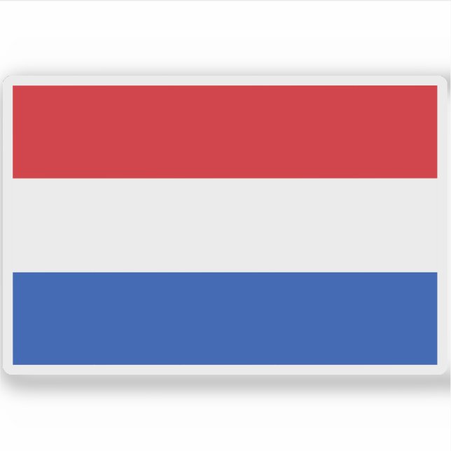 Flagge Ostrumäniens (1878-1908) Aufkleber (Vorderseite)
