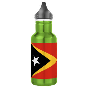 Flagge Osttimors Edelstahlflasche