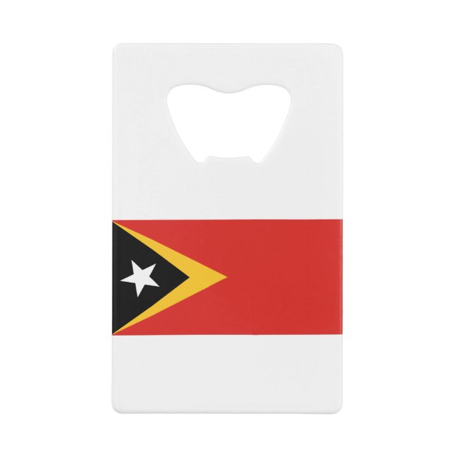 Flagge Osttimors Geldbeutel Flaschenöffner (Vorderseite)