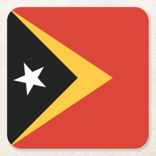 Flagge Osttimors Rechteckiger Pappuntersetzer