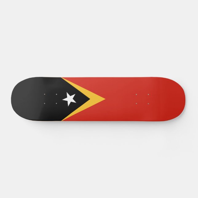 Flagge Osttimors Skateboard (Horizontal)