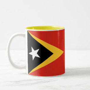 Flagge Osttimors Zweifarbige Tasse
