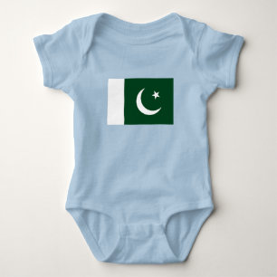 Flagge Pakistans Baby Strampler