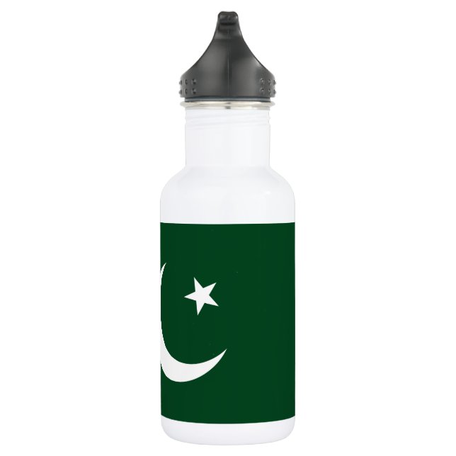 Flagge Pakistans Edelstahlflasche (Rechts)