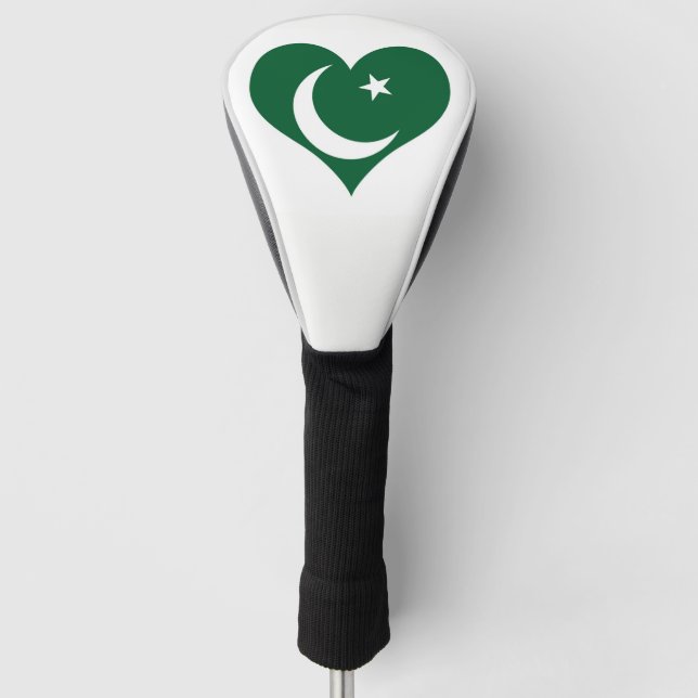 Flagge Pakistans Golf Headcover (Vorderseite)