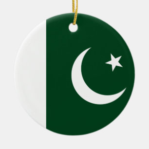 Flagge Pakistans Keramik Ornament