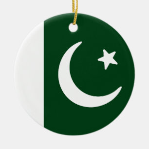 Flagge Pakistans Keramik Ornament