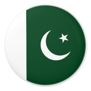 Flagge Pakistans Keramikknauf