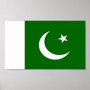 Flagge Pakistans Poster