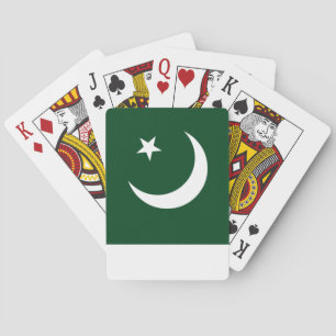 Flagge Pakistans Spielkarten