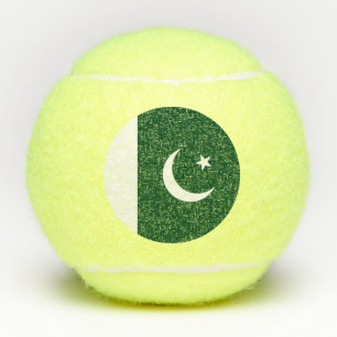 Flagge Pakistans Tennisbälle