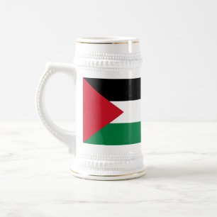 Flagge Palästinas Bierglas