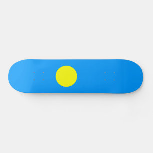Flagge Palaus Skateboard