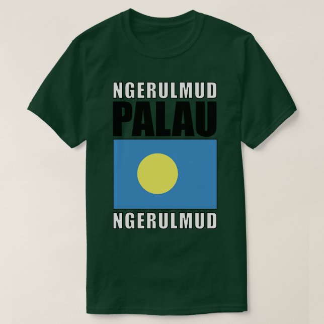 Flagge Palaus T-Shirt (Design vorne)