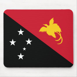 Flagge Papua - Neue Guinea Mousepad