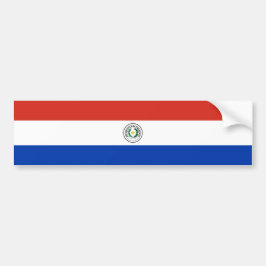 Flagge Paraguays Autoaufkleber