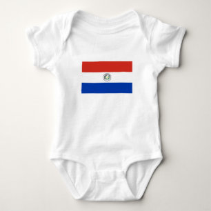 Flagge Paraguays Baby Strampler