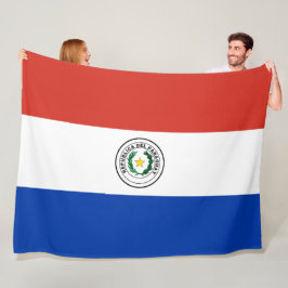 Flagge Paraguays Fleecedecke