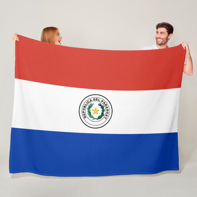 Flagge Paraguays Fleecedecke (Beispiel)