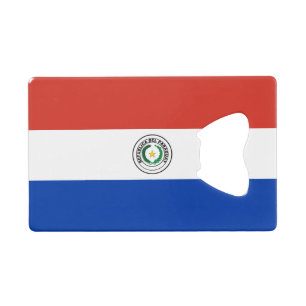 Flagge Paraguays Geldbeutel Flaschenöffner