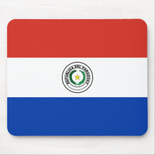 Flagge Paraguays Mousepad