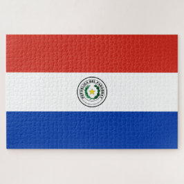 Flagge Paraguays Puzzle