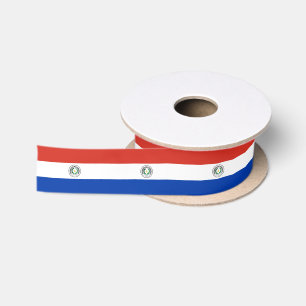 Flagge Paraguays Satinband