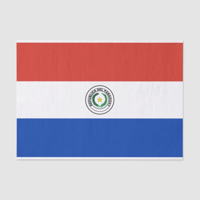 Flagge Paraguays Seidenpapier (Vorderseite)