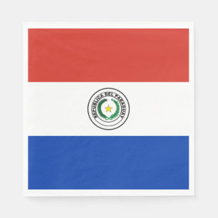 Flagge Paraguays Serviette