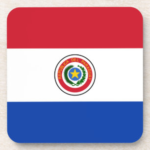 Flagge Paraguays Untersetzer