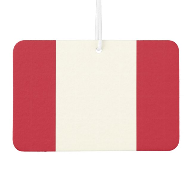 Flagge Perus Autolufterfrischer (Vorderseite)